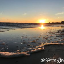 Couché de soleil sur la plage