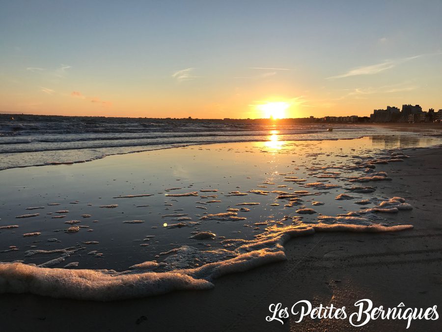 Couché de soleil sur la plage