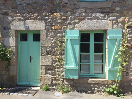 Maisons volets vert