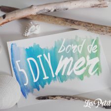 bords de mer DIY - bois flotte - coquillages - galets