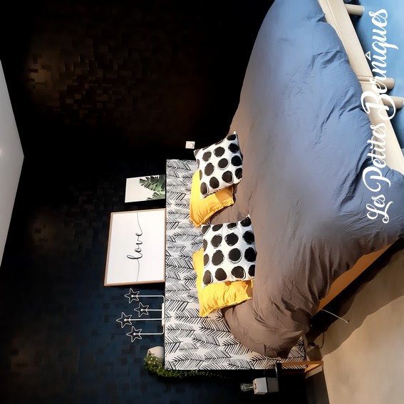 Deco chambre - tete de lit papier peint