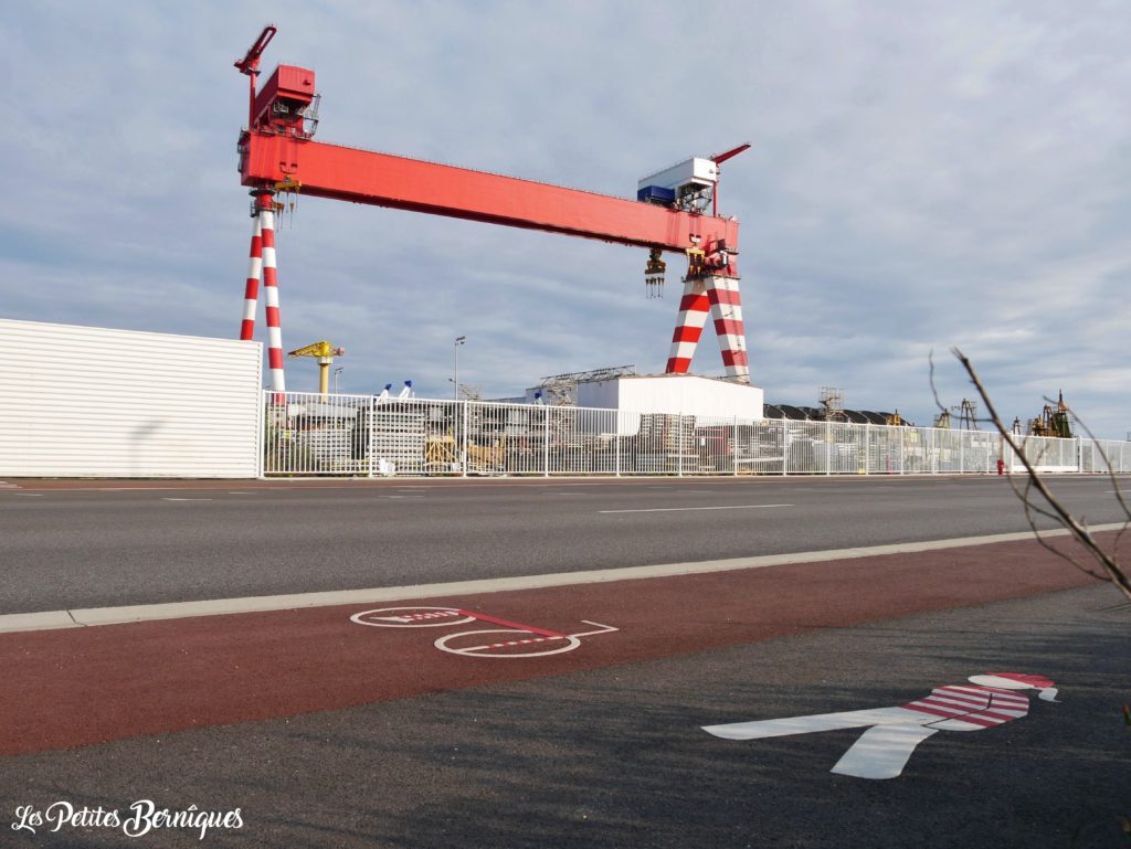 Portique chantiers navals Saint-Nazaire